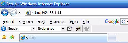 IP Adres van de Linksys router